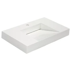 Aquamoon Venice Infinity Modern Bathroom Vessel Sink, 31 1/4"