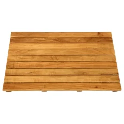 ARB Teak & Specialties ARB Teak Shower Bath Mat Or Teak Wood Shower Base, 24"x14", 25"x18"