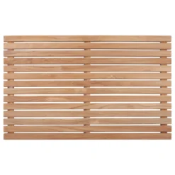 Nordic Style Natural Teak Shower/Bath Mat 31.4″ X 19.6″