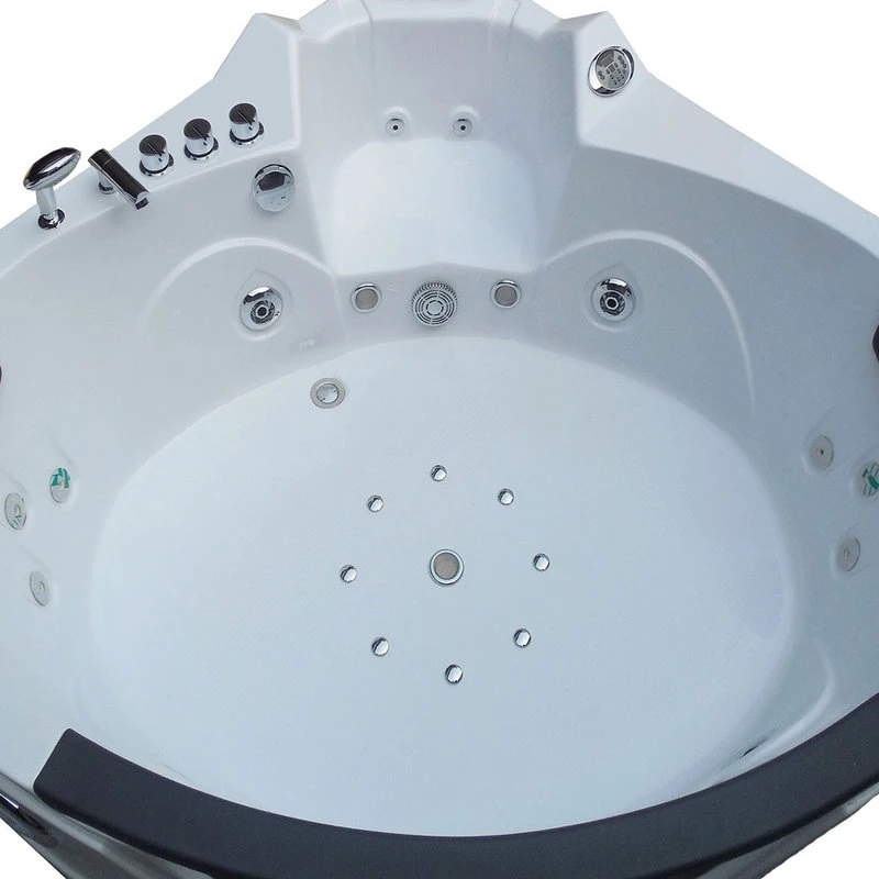 Simbashoppingusa Whirlpool Bathtub 59"x59" Double Pump Heater, Santangels - Image 3