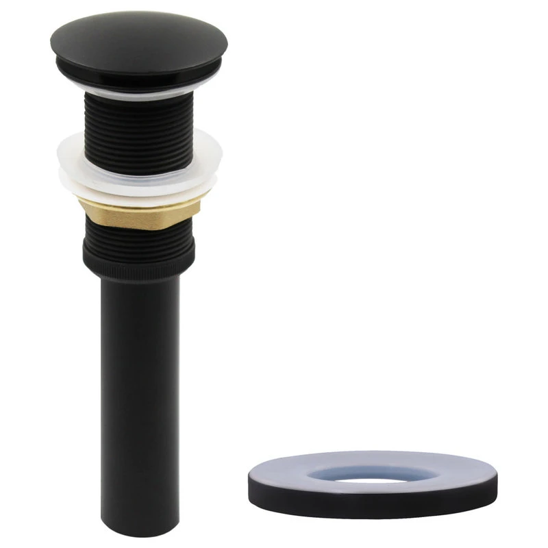 Novatto Tartaruga Glass Vessel Sink And Drain, Matte Black - Image 4