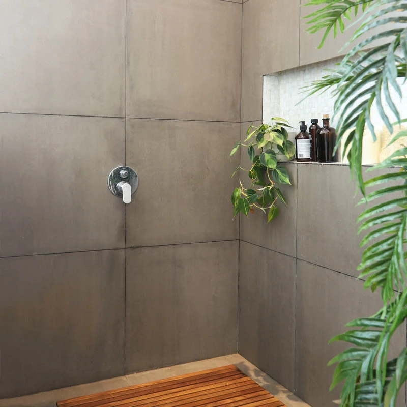 Nordic Style Oiled Teak Shower And Bath Mat 31.4"x19.6" - Image 4