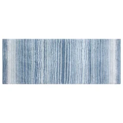 Home Weavers Inc. Gradiation Bath Rug, 21"x54", Blue