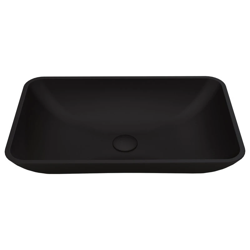 VIGO Black Hadyn MatteShell Vessel Bathroom Sink - Image 2