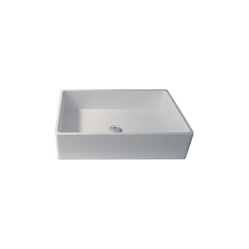 Legion Furniture Ronan Matte Sink Bowl, White, 23.6"