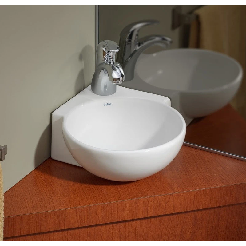 Cheviot Products Corner Wall-Mount/Vessel Sink - Image 3