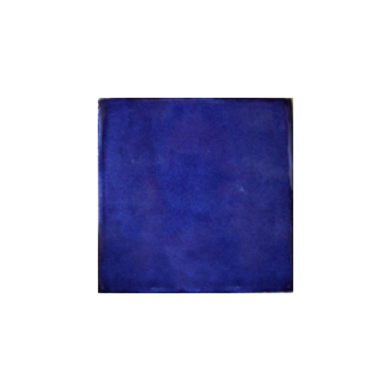 Fine Crafts & Imports 4.2x4.2 9 Pcs Cobalt Blue Talavera Mexican Tile