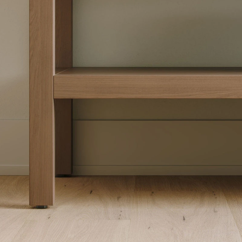 MOD The Shoji Bathroom Vanity, Double Sink, 48", Chestnut Oak, Freestanding - Image 7