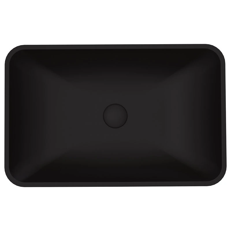 VIGO Black Hadyn MatteShell Vessel Bathroom Sink - Image 3