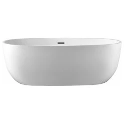 Vanity Art LLC Vanity Art 67" Freestanding Acrylic Soaking Bathtub