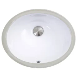 Nantucket Sinks 13"X 10"Glazed Bottom Undermount Ceramic Sink