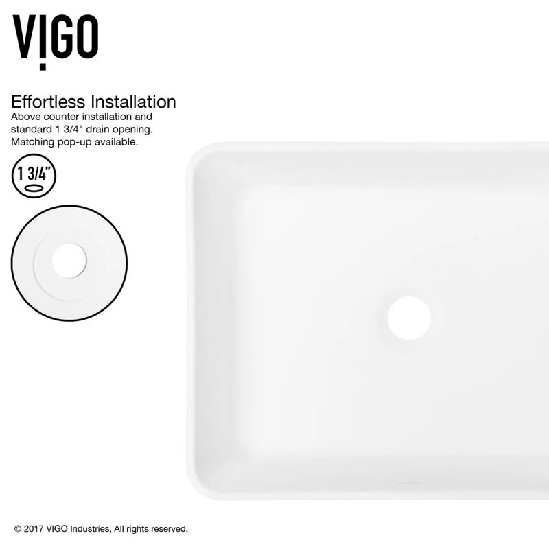 VIGO Marigold Matte StoneTM Vessel Bathroom Sink - Image 6