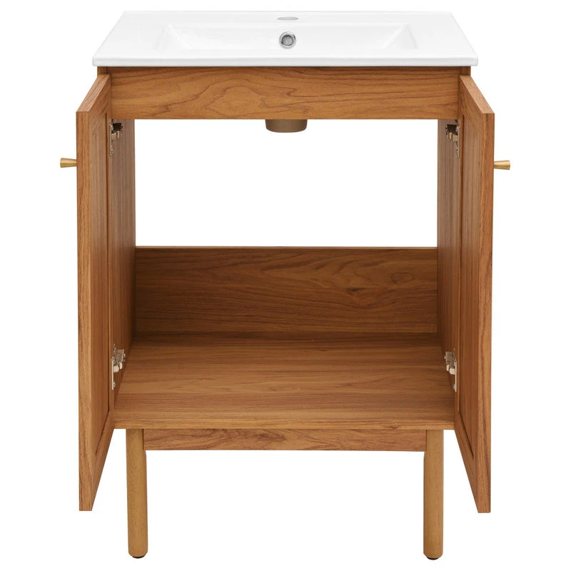 Swiss Madison Classe Bathroom Vanity, Oak, 24" - Image 5