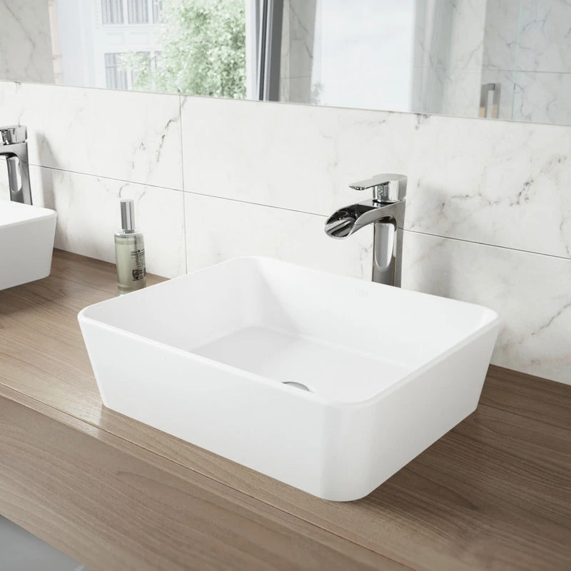 VIGO Marigold Matte StoneTM Vessel Bathroom Sink - Image 3