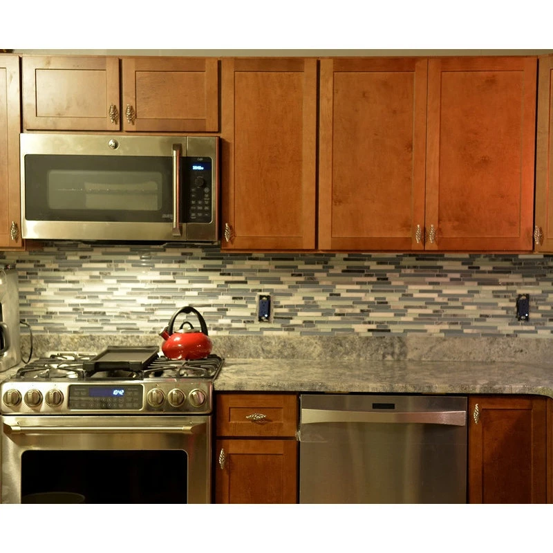 Anatolia Bliss Bliss BSWS Stone And Glass Linear Mosaic Tile, 12"x12" - Image 4