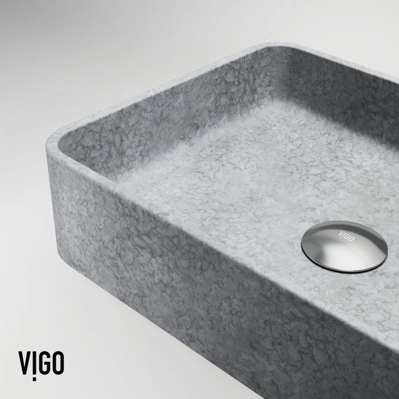VIGO 16 In. L X 12 In. W Rectangular Bathroom Vessel Sink - Image 10