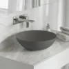 Swiss Madison Classe 16" Color Ceramic Sink In Matte Grey