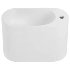 Swiss Madison Terre 17.5" Right Side Faucet Wall-Mount Bathroom Sink, White
