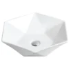 Karran VC-601-WH Valera 19" Vitreous China Vessel Bathroom Sink, White