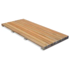 Null Teak Bath Mat 32"x14"
