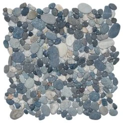 Pebble Tile Mosaics Natural River Rock Pebble Tile