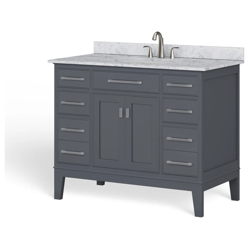 MOD The Fairmont Bathroom Vanity, Single Sink, 42", Maple Gray, Freestanding - Image 10