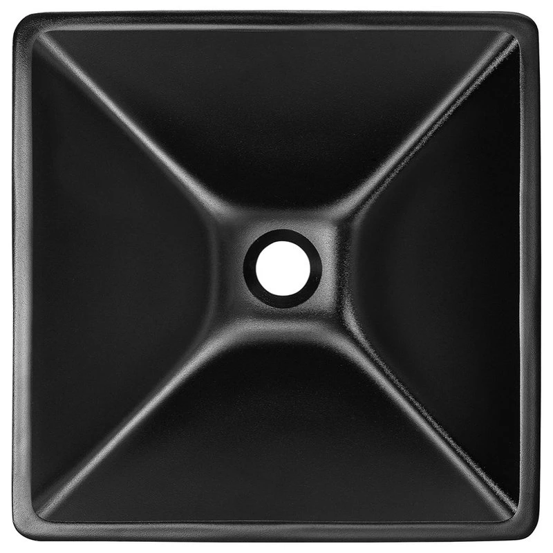 Swiss Madison Claire 15.5" Glass Vessel Sink, Black - Image 4