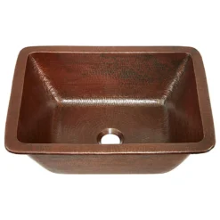 SINKOLOGY Hawking 17" Dual Mount Handmade Copper Bath Sink