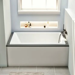 Eviva LLC Eviva Teddy Drop-In Acrylic 59" Tub