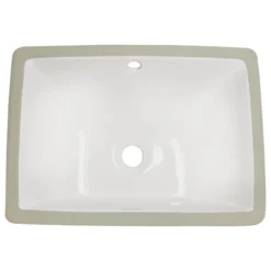 MR Direct Sinks And Faucets U1611-Bisque Undermount Porcelain Bathroom Sink, Bisque, Sink Only