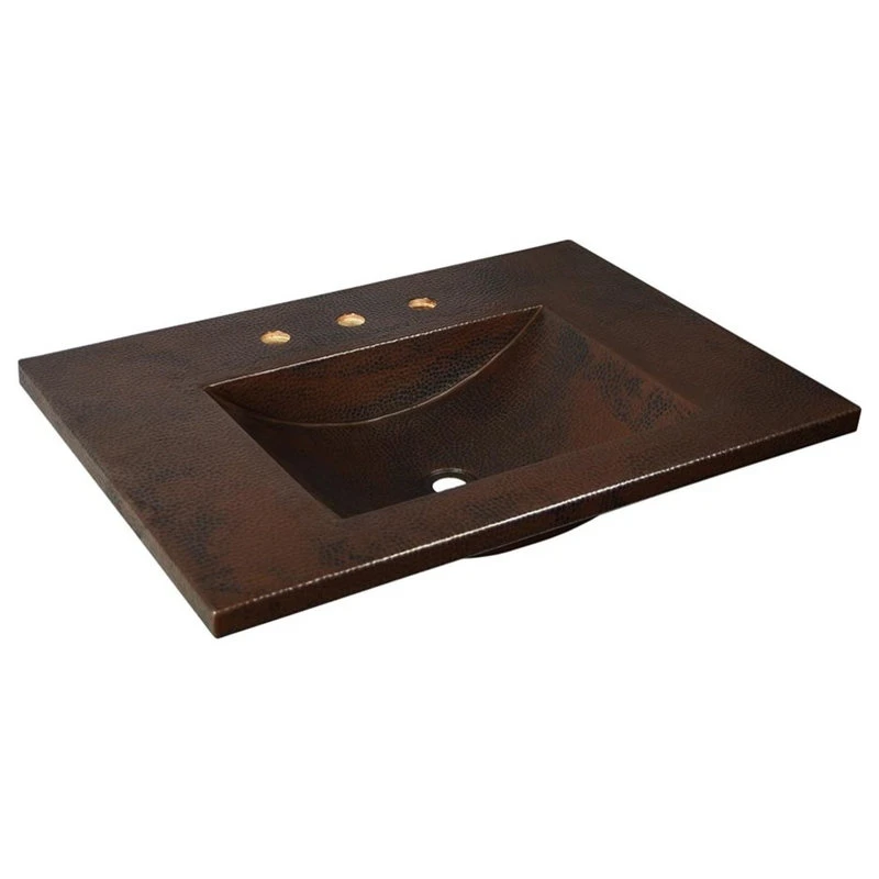 Native Trails Cozumel Vanity Top, Antique Copper, 30" - Image 4