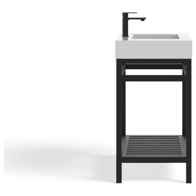 MOD The Nova Bathroom Vanity, Black, 30", Single Sink, Freestanding - Image 11