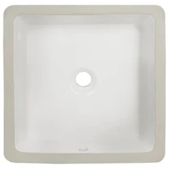 MR Direct Sinks And Faucets U1414-Bisque Undermount Porcelain Bathroom Sink, Bisque, Sink Only