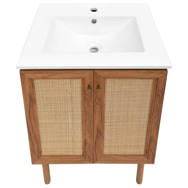 Swiss Madison Classe Bathroom Vanity, Oak, 24" - Image 4