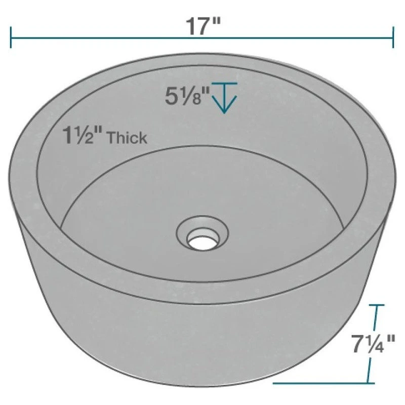 MR Direct Sinks And Faucets 862 Honed Basalt Vessel Sink, Sink Only, No Additional Accessories - Image 3