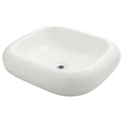 MR Direct Sinks And Faucets V110 Pillow Top Vessel Sink, Bisque, Sink Only, No Additional Accessories
