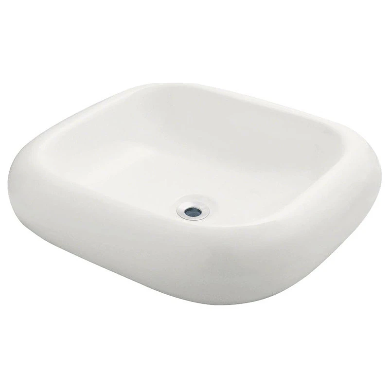 MR Direct Sinks And Faucets V110 Pillow Top Vessel Sink, Bisque, Sink Only, No Additional Accessories