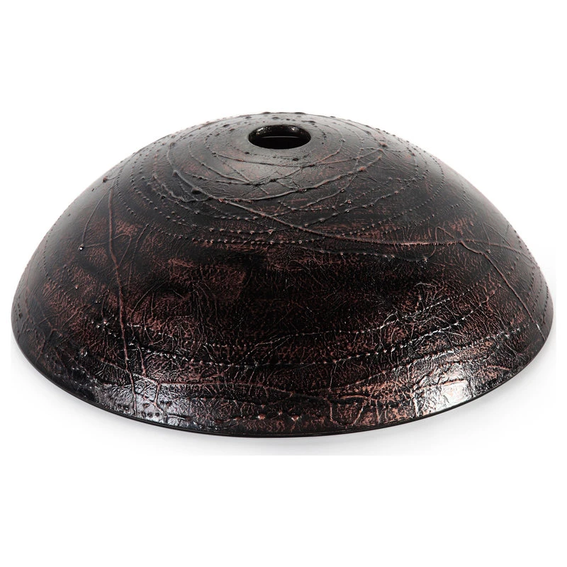 Kraus USA, Inc. Illusion 16 1/2" Glass Vessel Bathroom Sink, PU Drain, Mounting Ring, Bronze - Image 4