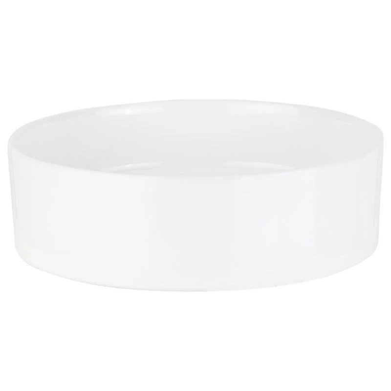 Signature Hardware 948622 Hibiscus 16" Circular Fireclay Vessel - White - Image 4