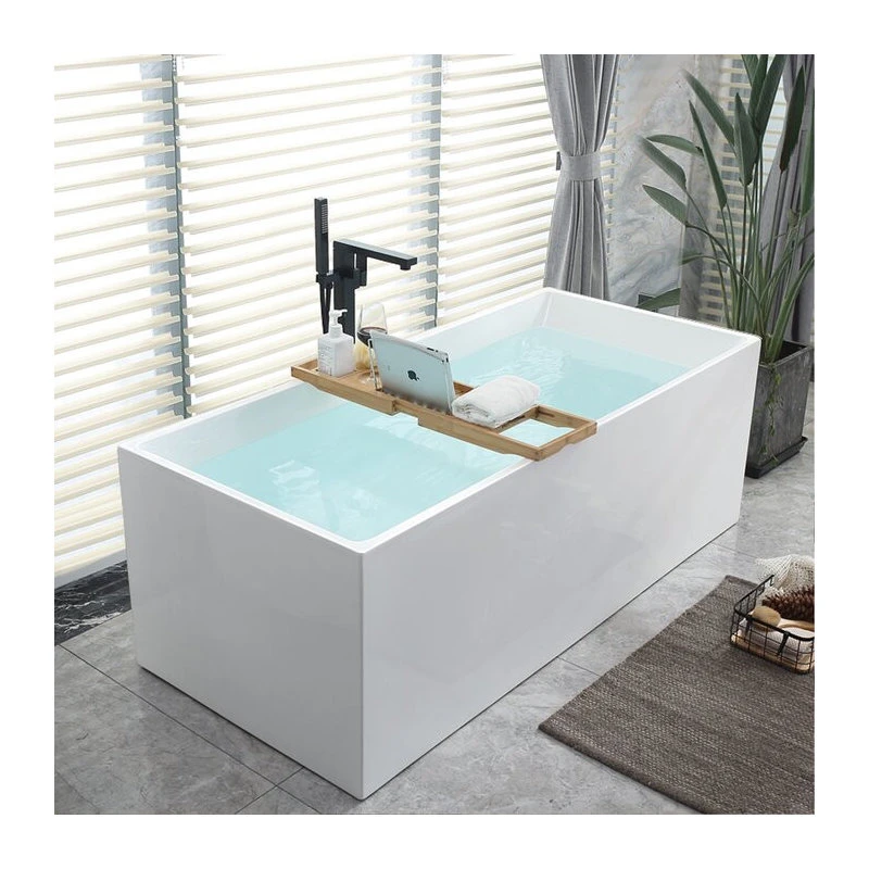 Vanity Art LLC Vanity Art 59" Freestanding Acrylic Bathtub - Image 10