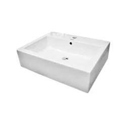 Fine Fixtures White Vitreous China Rectangular Vessel Sink