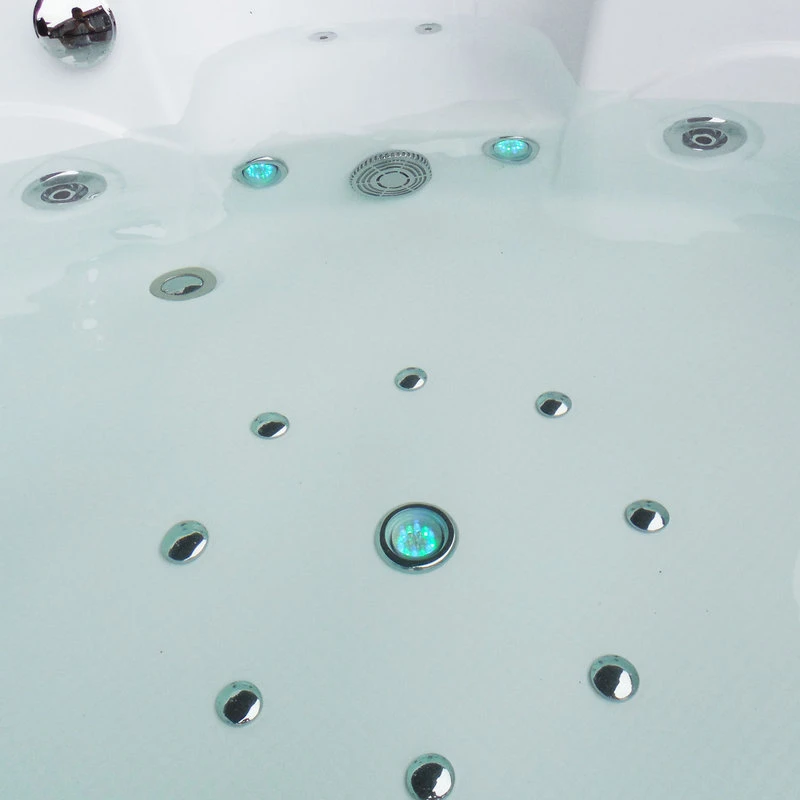 Simbashoppingusa Whirlpool Bathtub 59"x59" Double Pump Heater, Santangels - Image 4