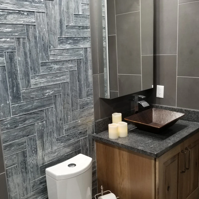 Premier Copper Products 17" Modern Rectangle Hand Forged Old World Copper Vessel Sink - Image 10