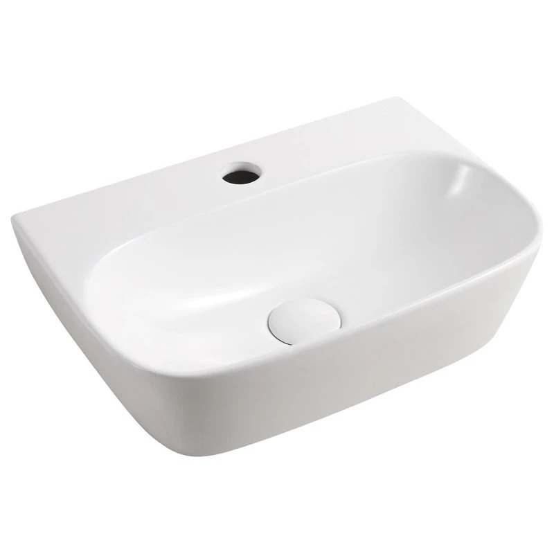 Elite Sinks ELANTI EC1804 Porcelain Wall-Mounted Bathroom Sink, White - Image 2