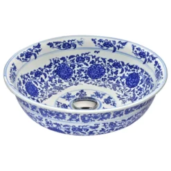 ANZZI Cadence Series Vessel Sink In Decor White