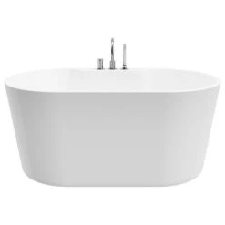 A&E Bath And Shower Retro 56" Freestanding Tub With Faucet