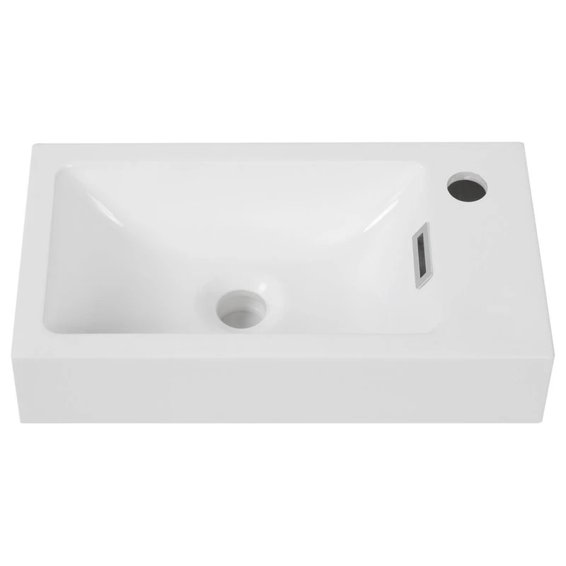 18" Solid Surface Resin Streamline K-1207-18R Vanity Top