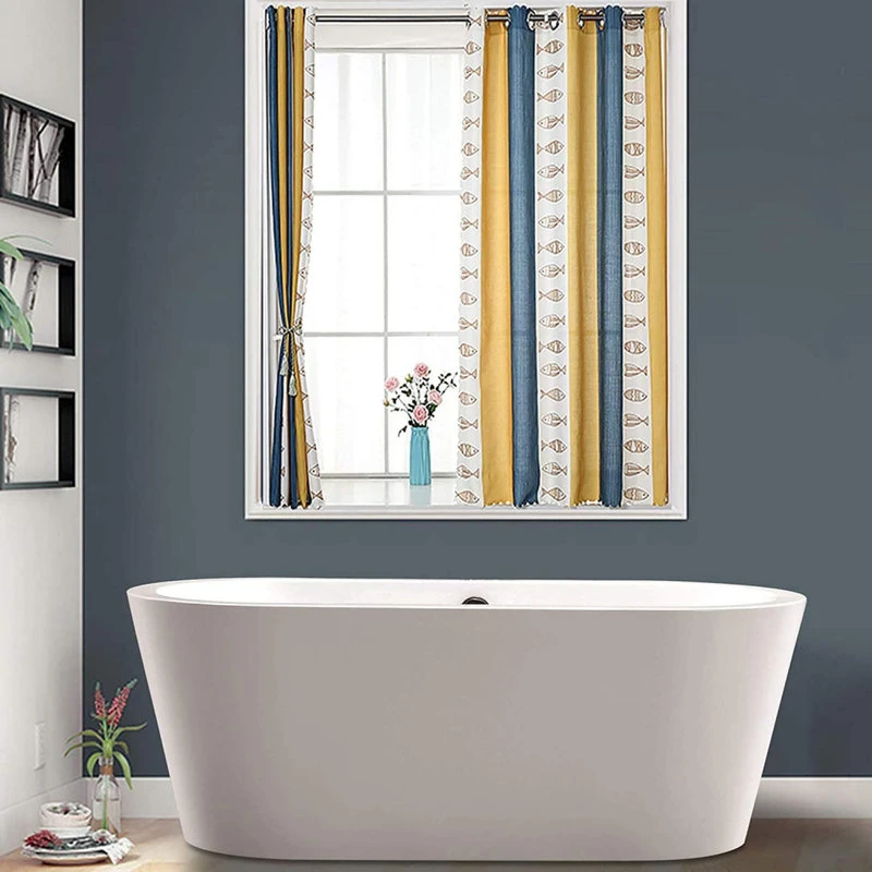 Vanity Art LLC Vanity Art Freestanding Acrylic Bathtub, White, Small - Image 10