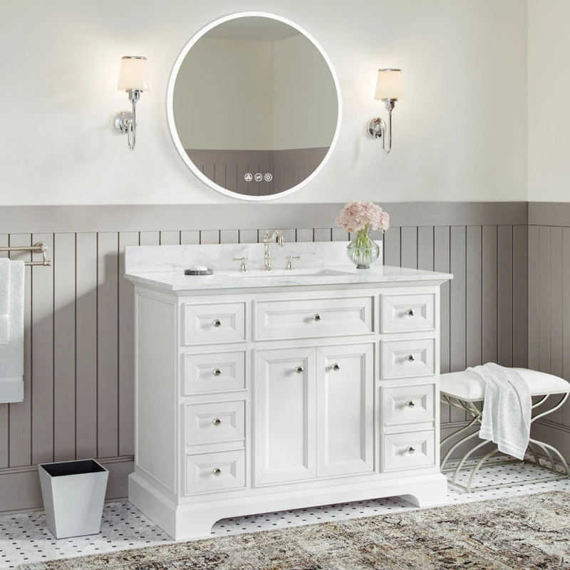 MOD Meadowood Bath Vanity, White, 43", Single Sink, Freestanding - Image 2