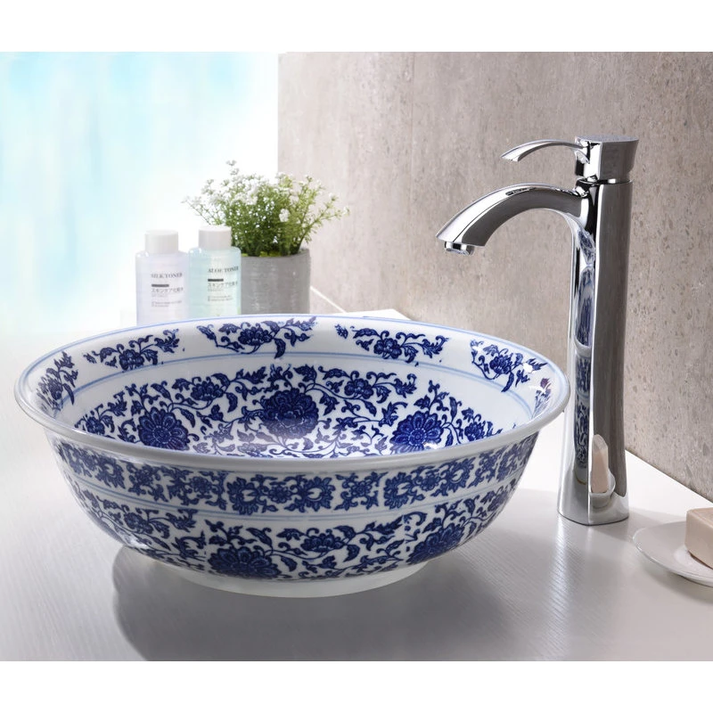 ANZZI Cadence Series Vessel Sink In Decor White - Image 5